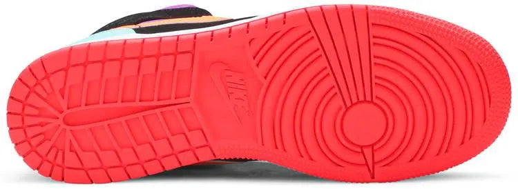Air Jordan 1 Mid sneakers: Premium Edition Multi-Color Basketball Shoes for 2024