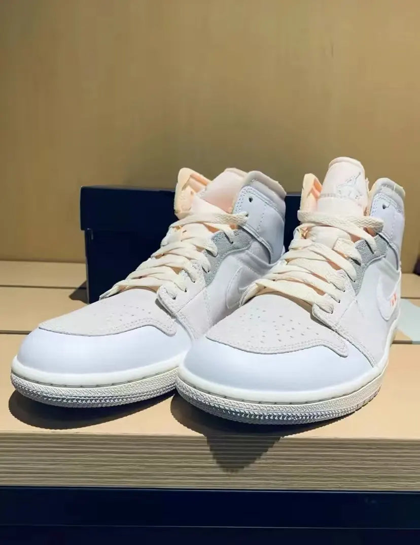 Jordan 1 Mid Sail Grey - Hình 5