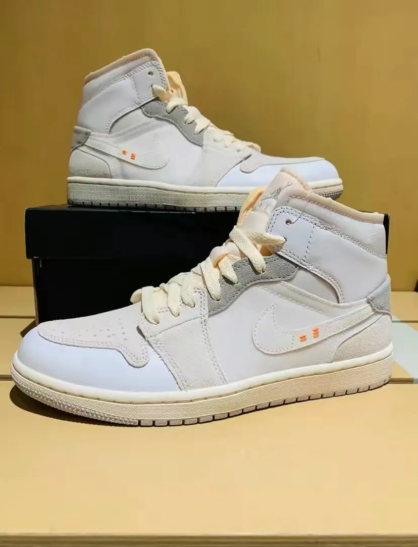 Jordan 1 Mid Sail Grey