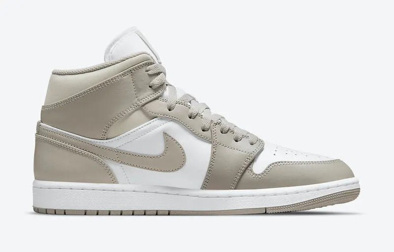 Air Jordan 1 Mid Premium Tan White Sneakers: The Top 1 Choice for Luxury Style