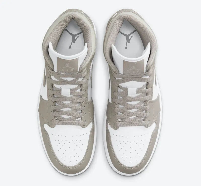 Air Jordan 1 Mid Premium Tan White Sneakers: The Top 1 Choice for Luxury Style