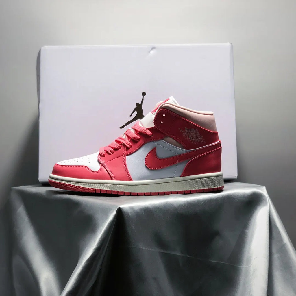 iconic Air Jordan 1 Mid Coral Chalk