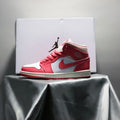 iconic Air Jordan 1 Mid Coral Chalk