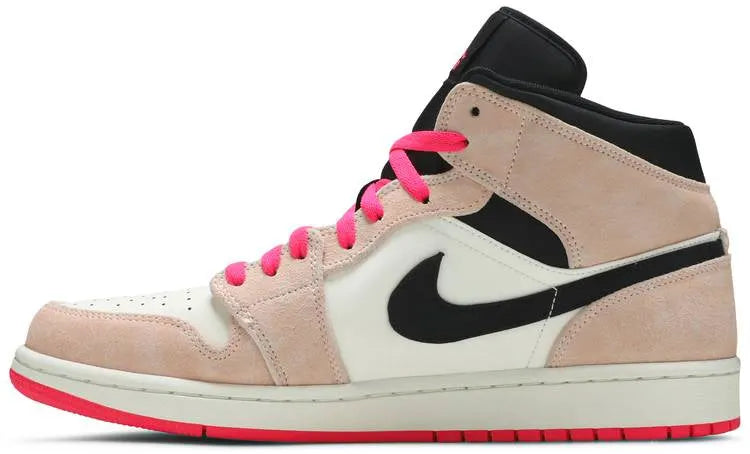 Air Jordan 1 Mid sneakers Arctic Pink Black: 1 Premium Fashion Choice
