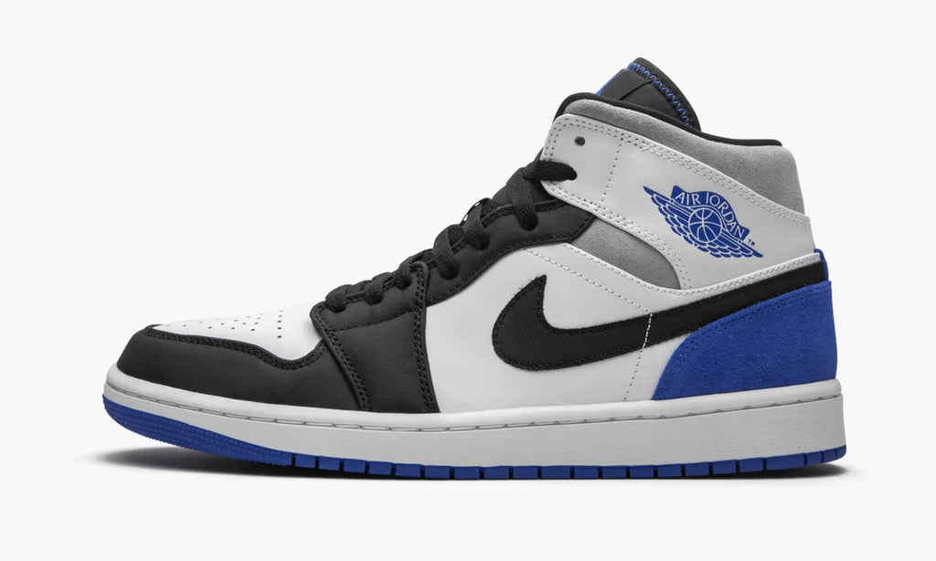 Air Jordan 1 Mid: Premium 1st Class Royal Blue Sneakers for 2024