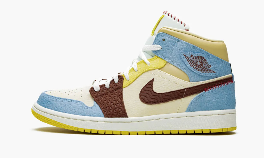 Air Jordan 1 Mid Maison Chateau Rouge: 1 Exclusive Premium Edition Sneaker