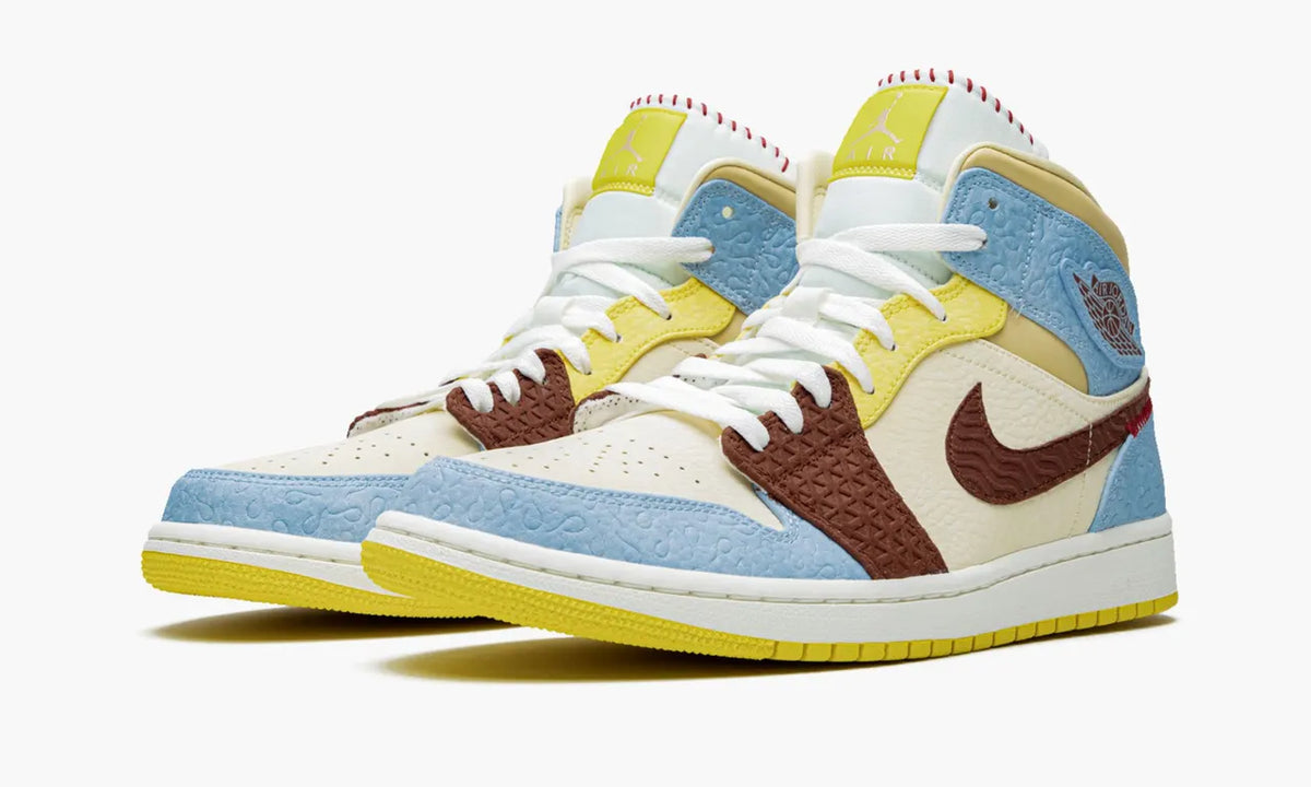 Air Jordan 1 Mid Maison Chateau Rouge: 1 Exclusive Premium Edition Sneaker