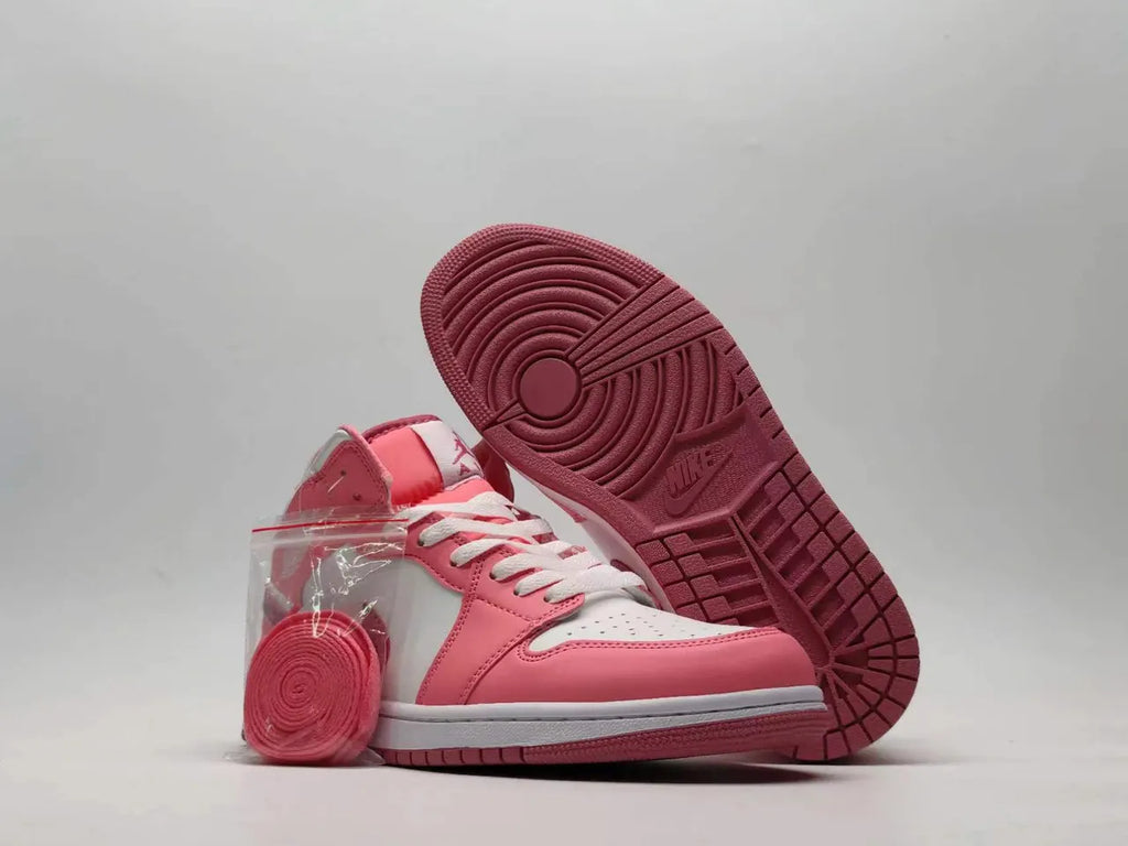 women Air Jordan 1 Mid Pink White