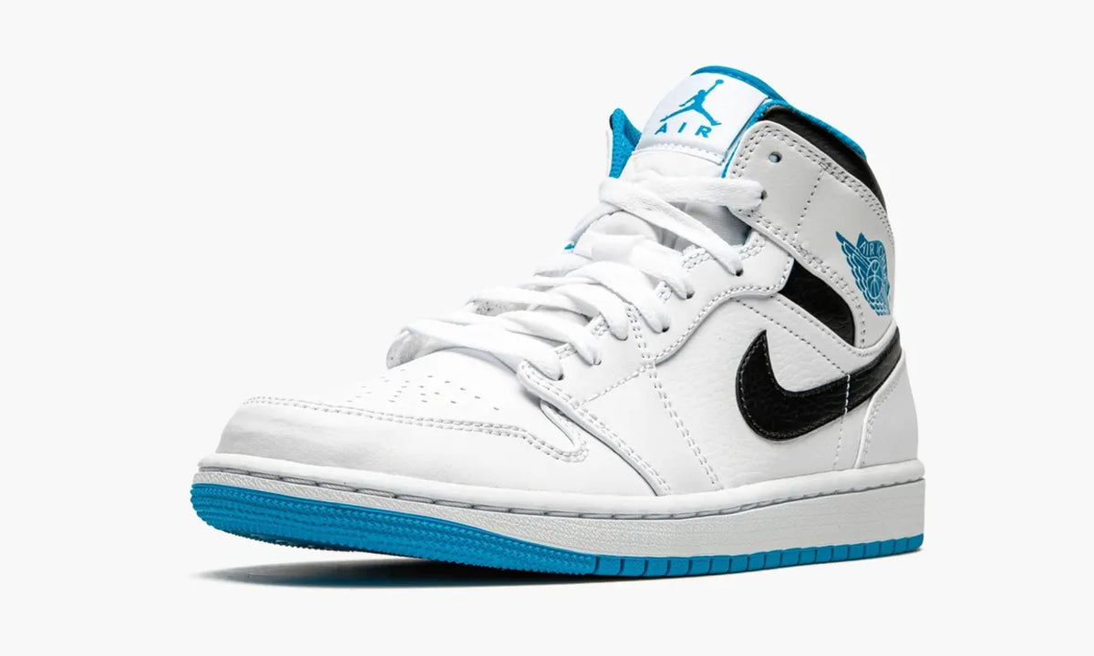 Air Jordan 1 Mid Premium White Black Blue – Top 1 Choice for 2024