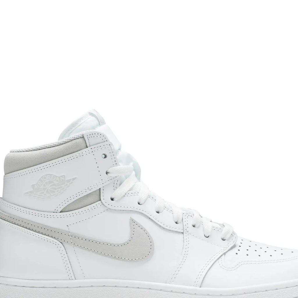 Air Jordan 1 High sneakers: Top 1 Premium White & Neutral Grey Retro Design