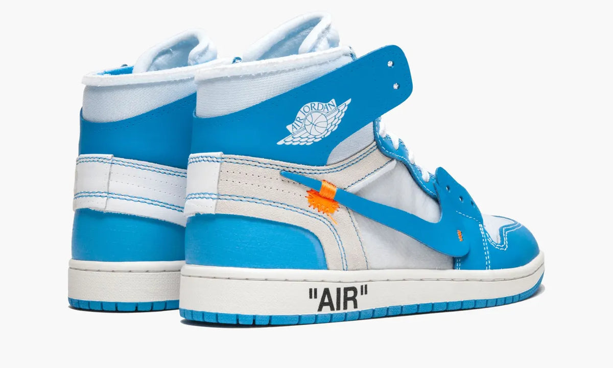 Off-White Jordan 1 UNC: Premium 2018 Retro High Luxury Sneakers