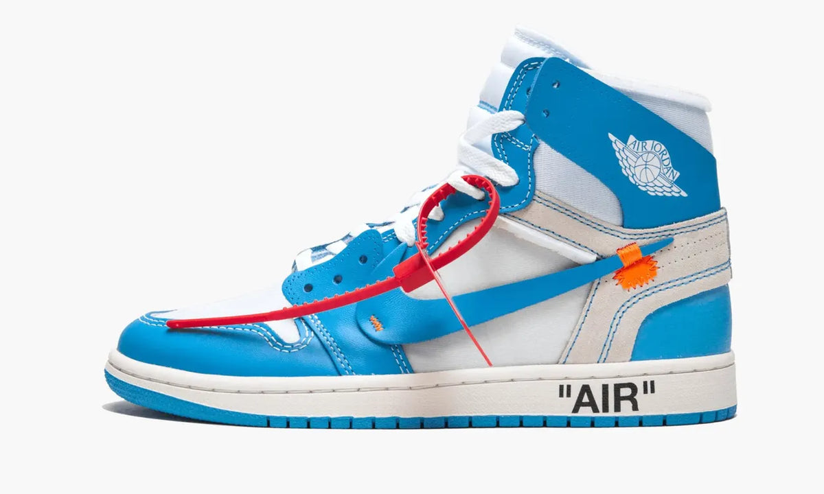 Off-White Jordan 1 UNC: Premium 2018 Retro High Luxury Sneakers