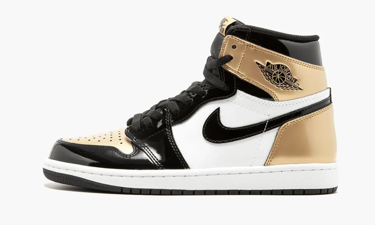 Air Jordan 1 Gold Toe Premium Patent Leather Sneakers – Top 1 Design