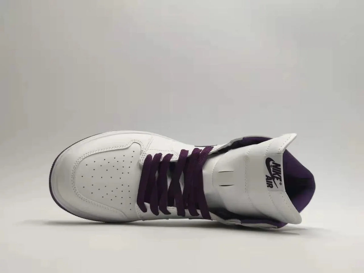 high Air Jordan 1 White Purple - Hình 4