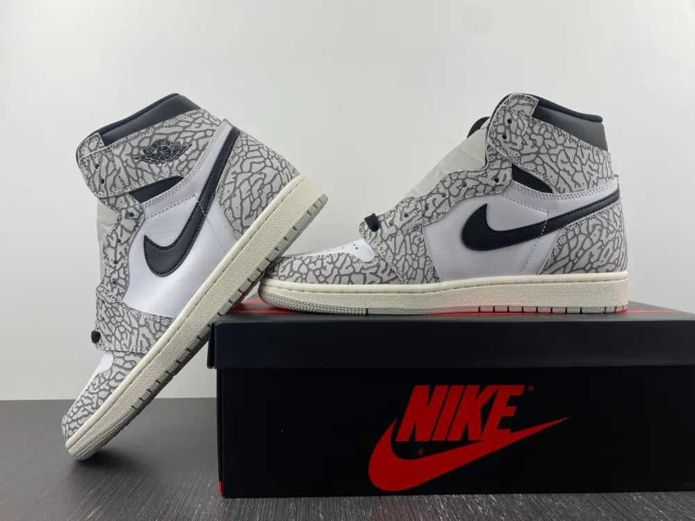 Jordan 1 White Cement
