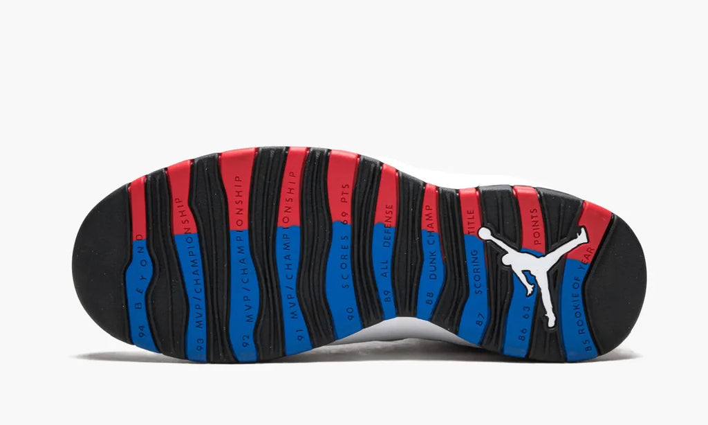 Air Jordan 10 Sneakers: Premium 2024 White and Red Luxury Basketball Edition