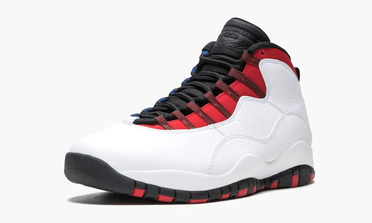 Air Jordan 10 Sneakers: Premium 2024 White and Red Luxury Basketball Edition