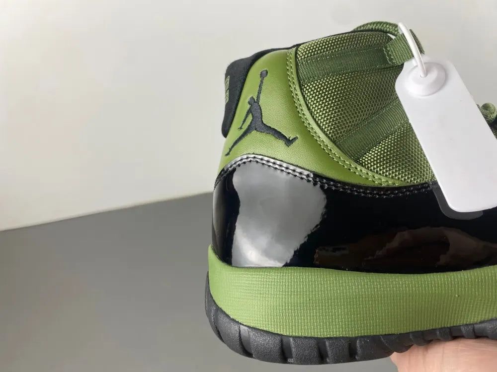 retro Air Jordan 11 Olive Green - Hình 6