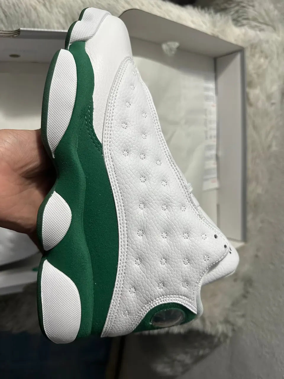 Air Jordan 13 White Lucky Green - Hình 8