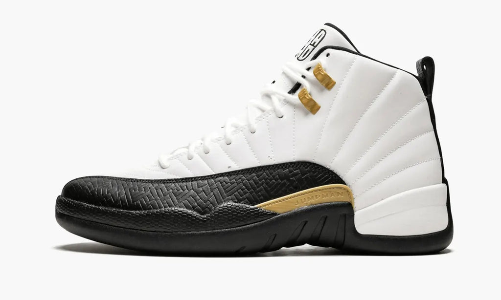 Jordan 12 White Black Gold - Hình 2