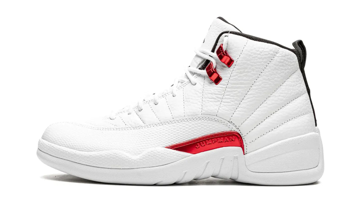 retro premium Air Jordan 12 White Red