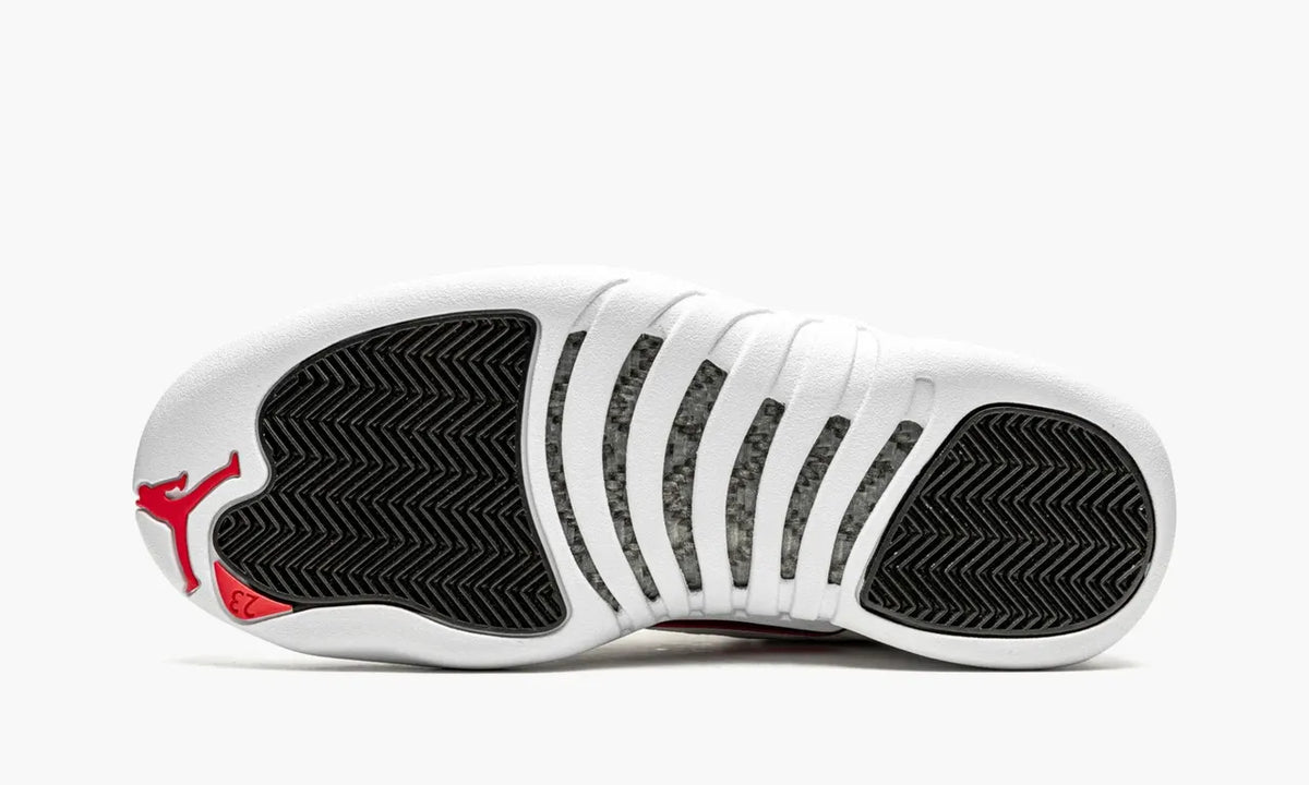 retro premium Air Jordan 12 White Red - Hình 6