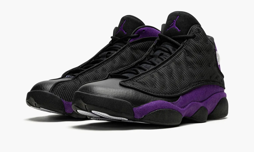retro Air Jordan 13 Black Purple - Hình 4