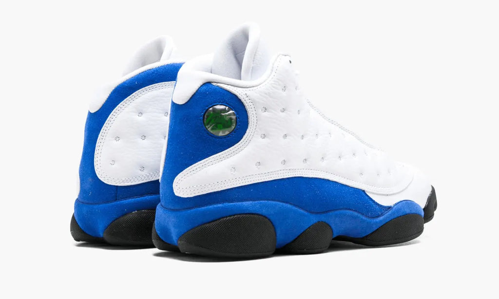 white Jordan 13 Retro Hyper Royal - Hình 5