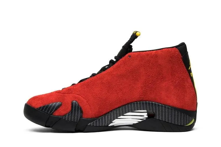 ferrari Air Jordan 14 Retro Red Suede - Hình 2