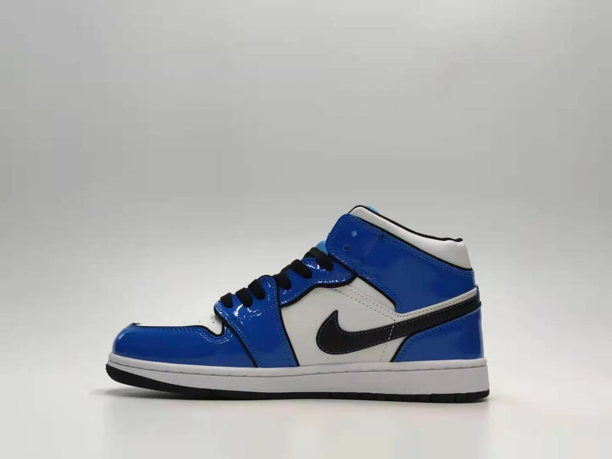 Air Jordan 1 Mid Blue premium - Hình 5
