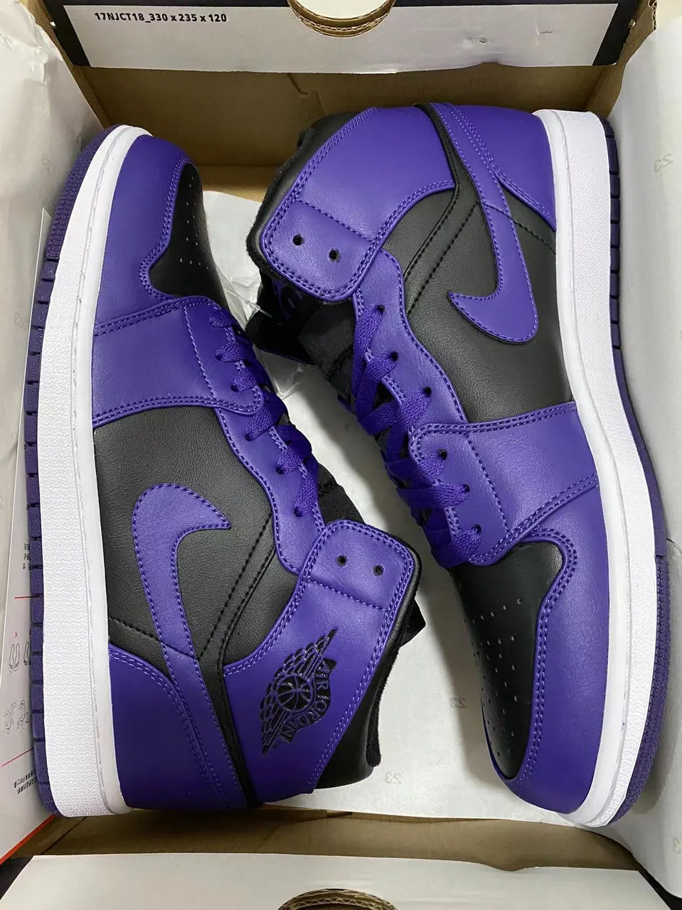 Air Jordan 1 High Purple Black