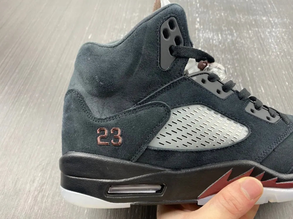 Air Jordan 5 Anthracite premium suede - Hình 12