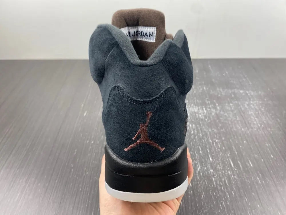 Air Jordan 5 Anthracite premium suede - Hình 9