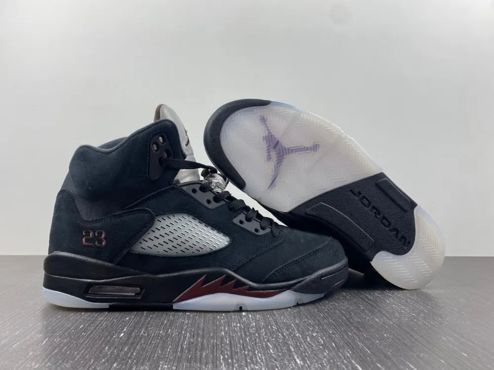 Air Jordan 5 Anthracite premium suede - Hình 15