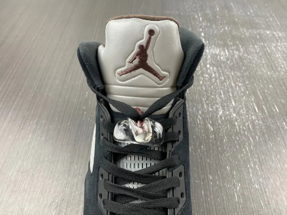 Air Jordan 5 Anthracite premium suede - Hình 10