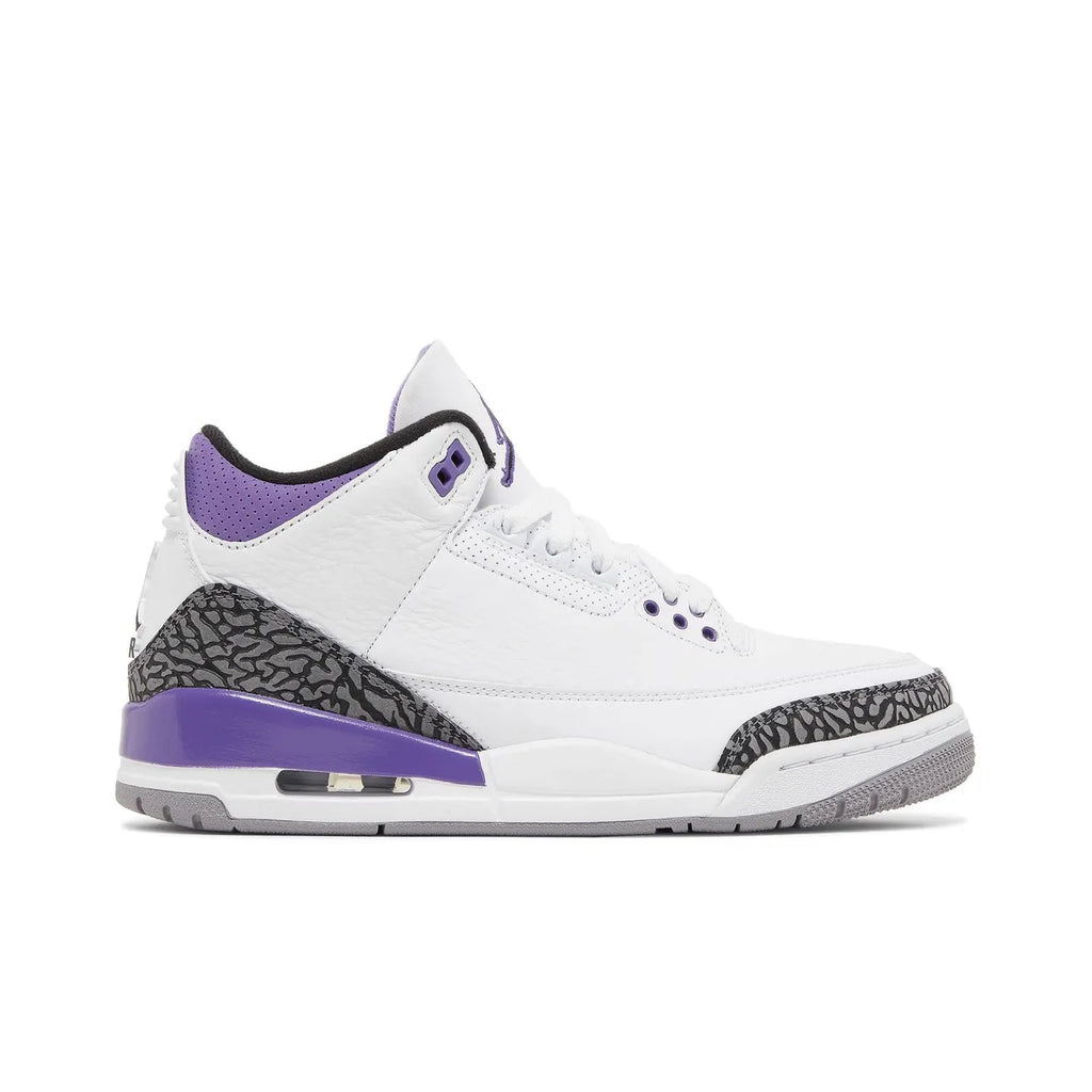 Air Jordan 3 White Violet