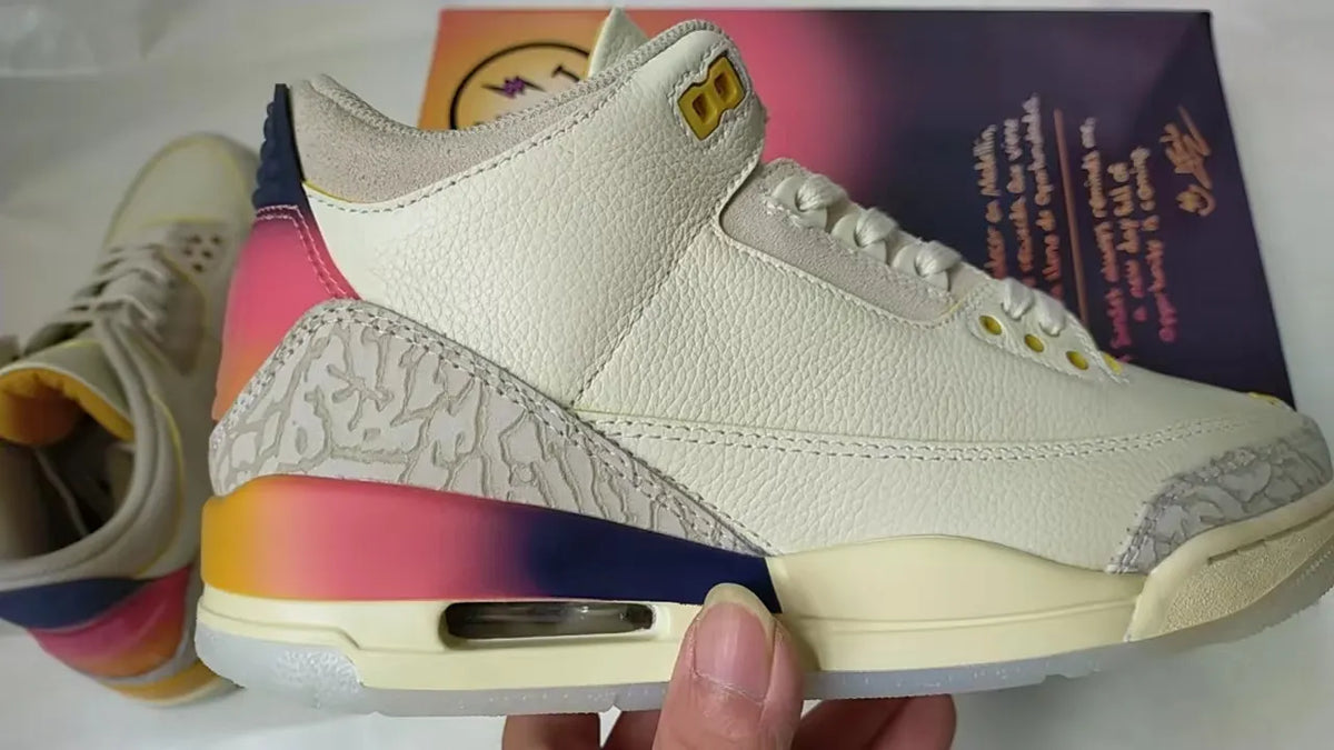 Air Jordan 3 Off White Ivory - Hình 2