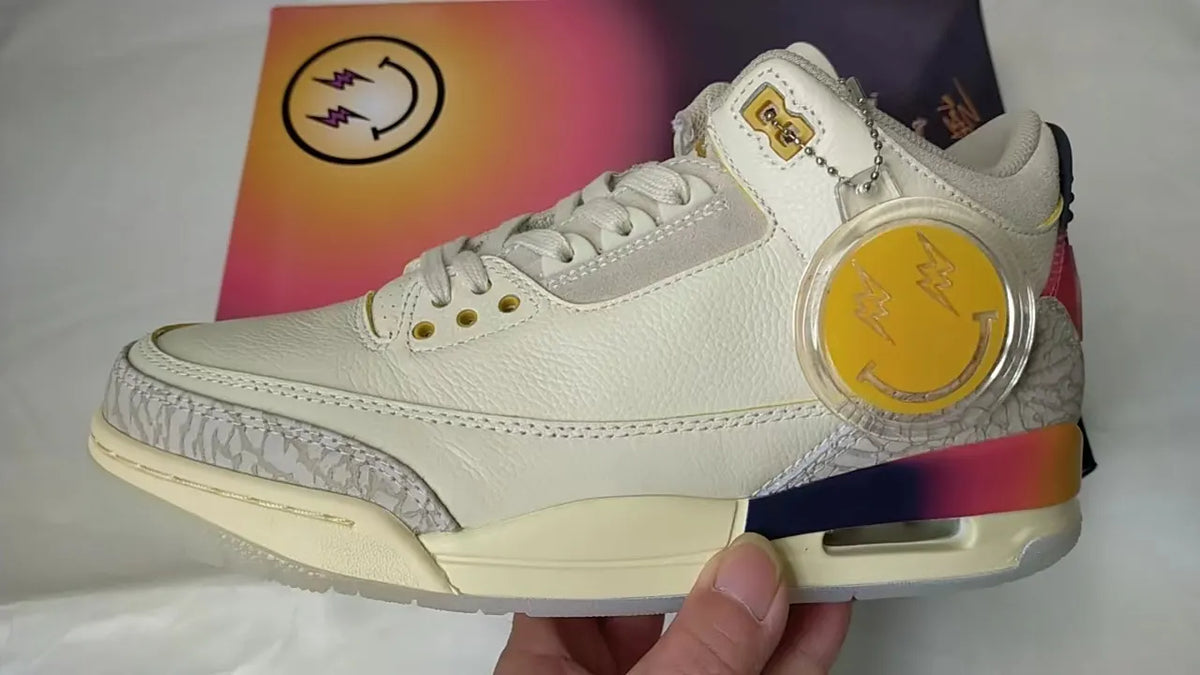 Air Jordan 3 Off White Ivory - Hình 3