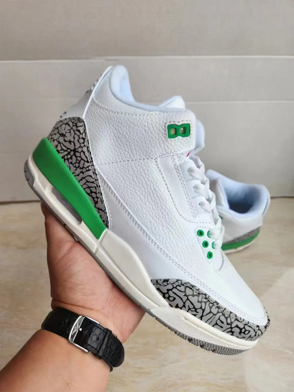 Jordan 3 White Green