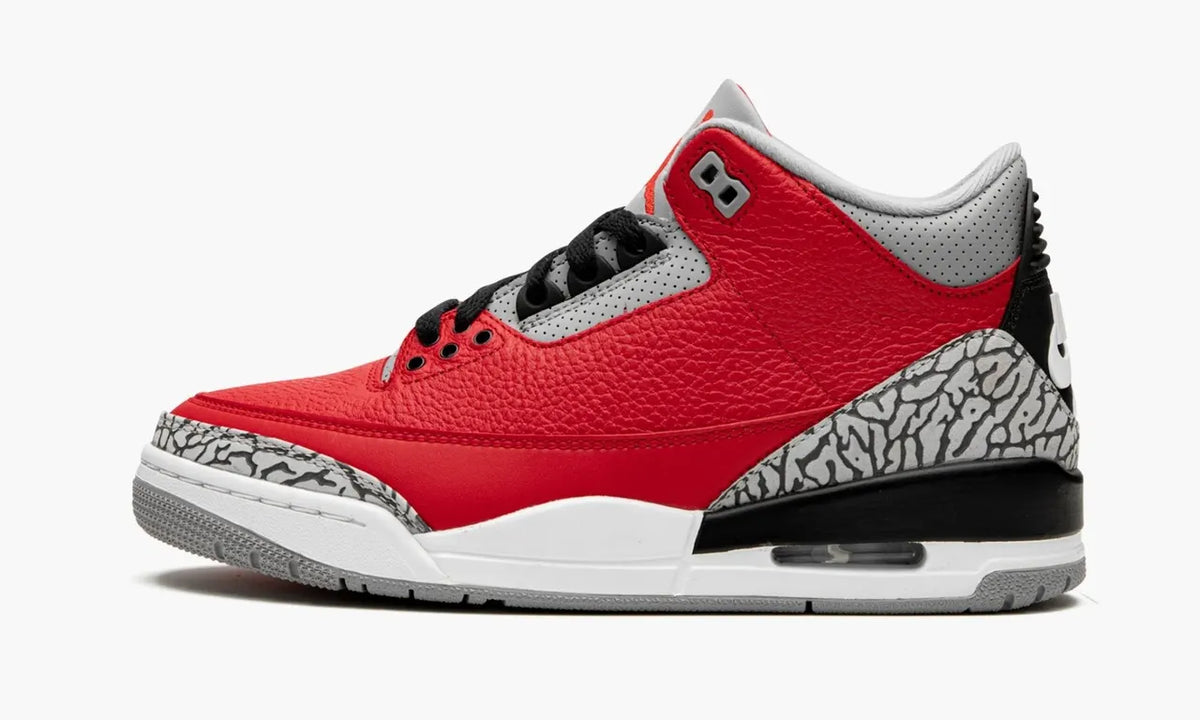 retro Air Jordan 3 Red Cement - Hình 2