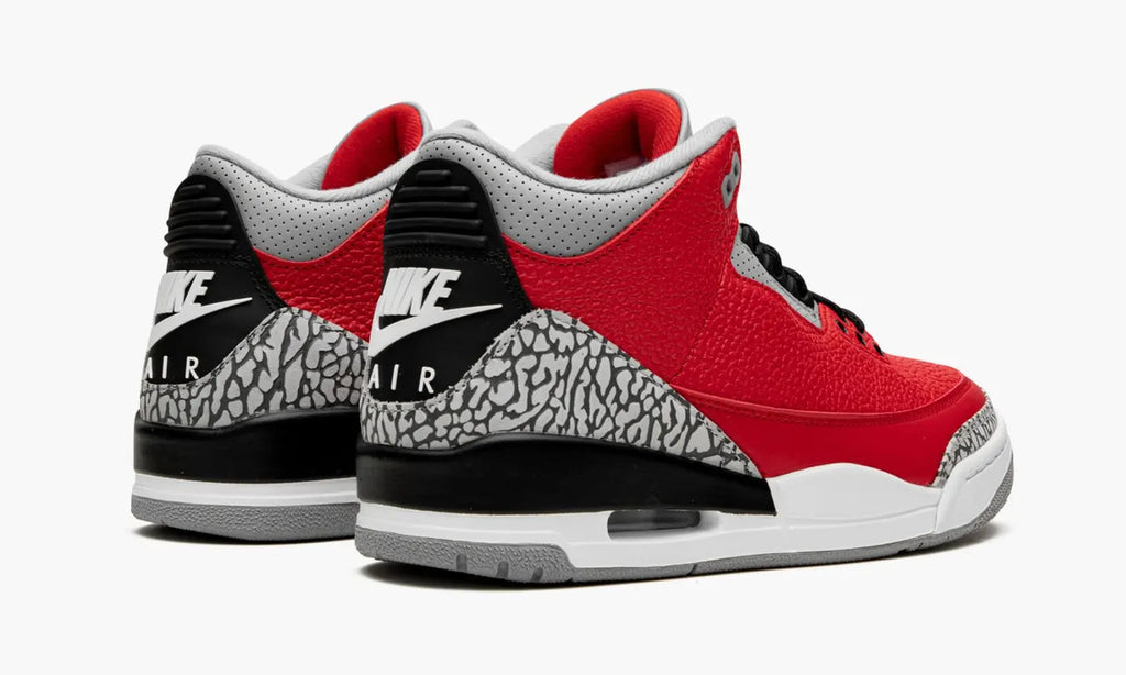 retro Air Jordan 3 Red Cement - Hình 5