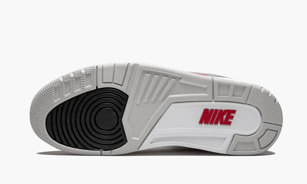 throwback Nike Air Jordan 3 White Red - Hình 6