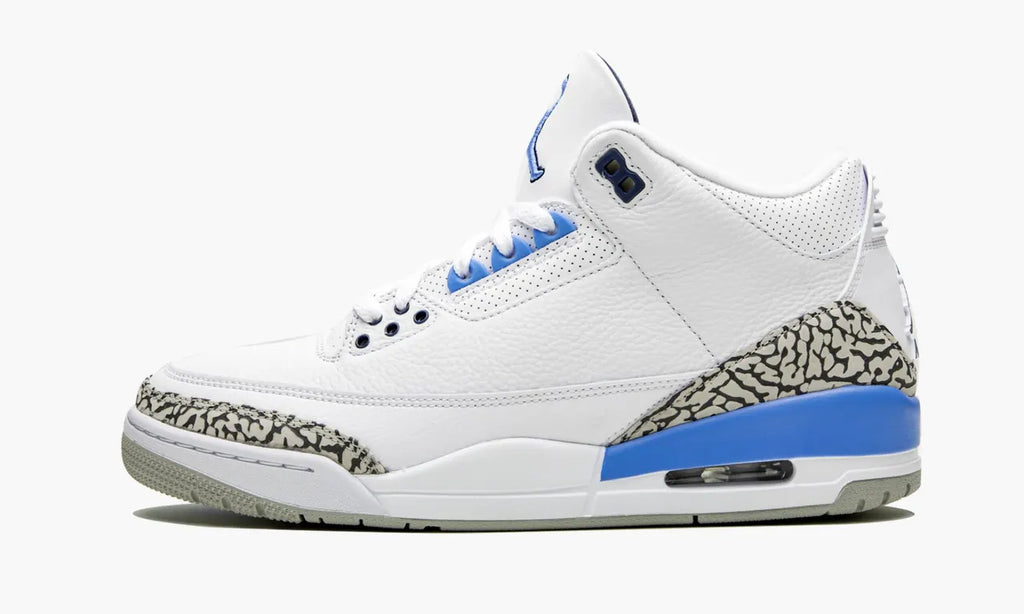 Air Jordan 3 Retro White/Blue - Hình 2