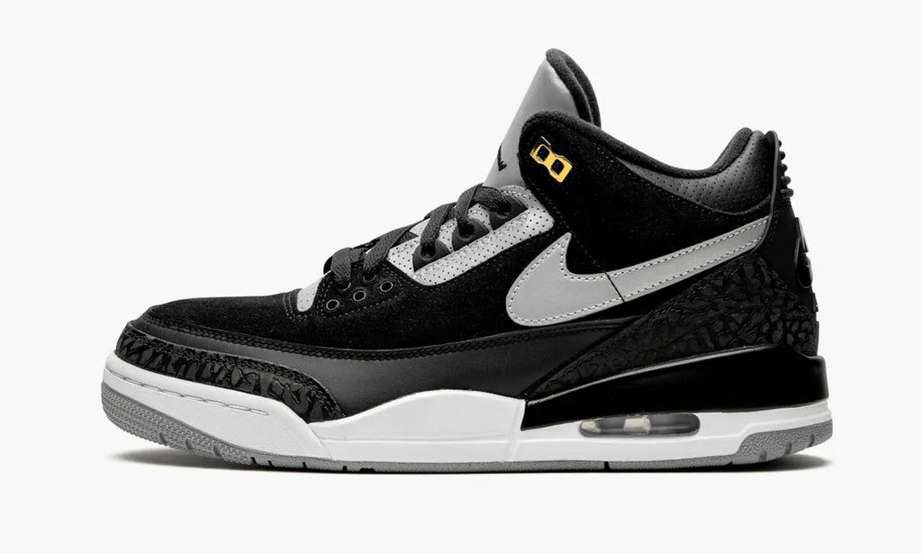 Air Jordan 3 Black Cement Gold - Hình 2