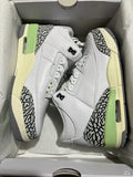 retro Air Jordan 3 Lucky Green
