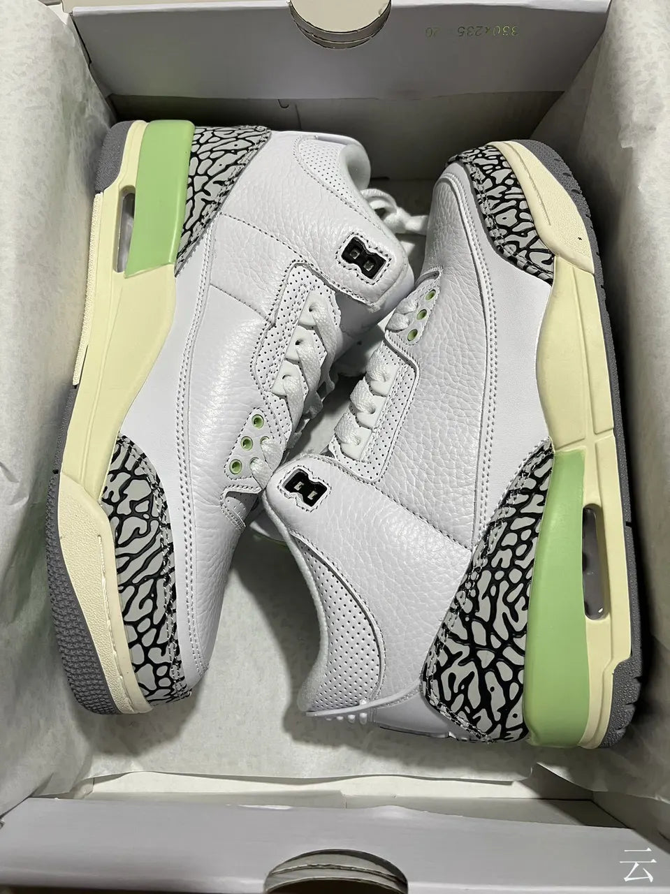 retro Air Jordan 3 Lucky Green