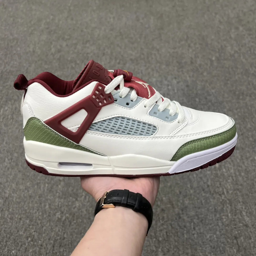 Air Jordan 4 Low White Burgundy - Hình 9