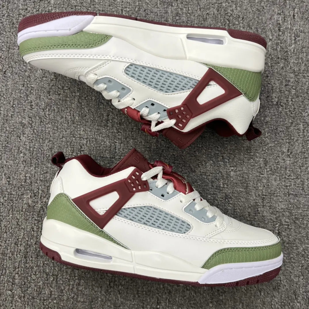Air Jordan 4 Low White Burgundy - Hình 6