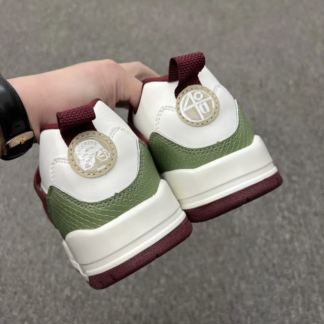 Air Jordan 4 Low White Burgundy - Hình 3