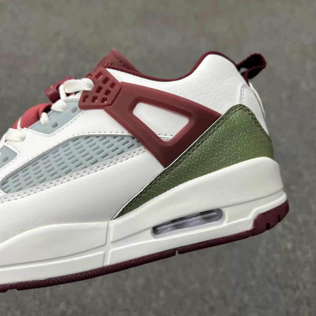 Air Jordan 4 Low White Burgundy - Hình 2